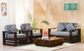 Solid Wood Bennett Sofa Set Stylish and Durable Living Room Furniture