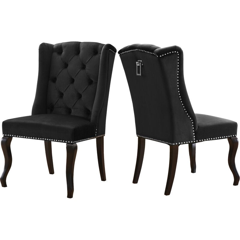 Tauber Tufted Velvet Side Chairs