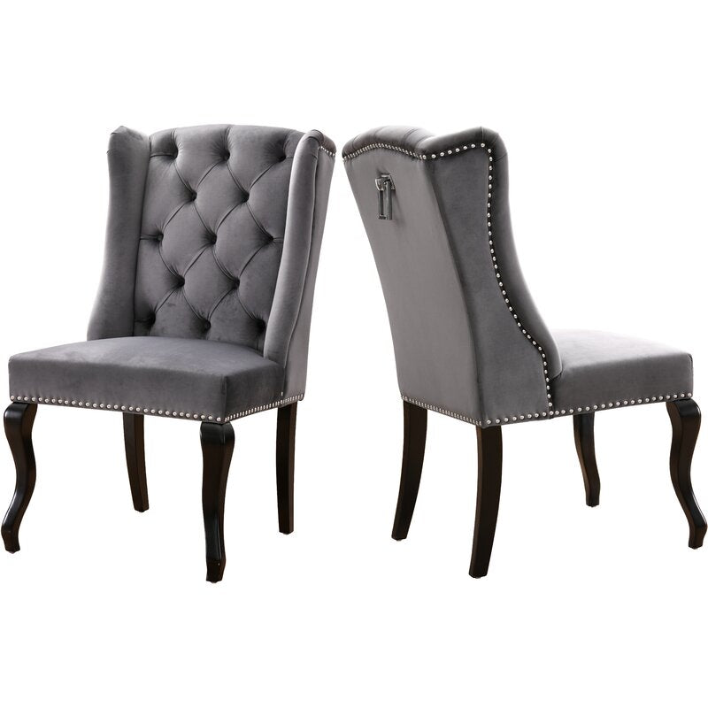 Tauber Tufted Velvet Side Chairs