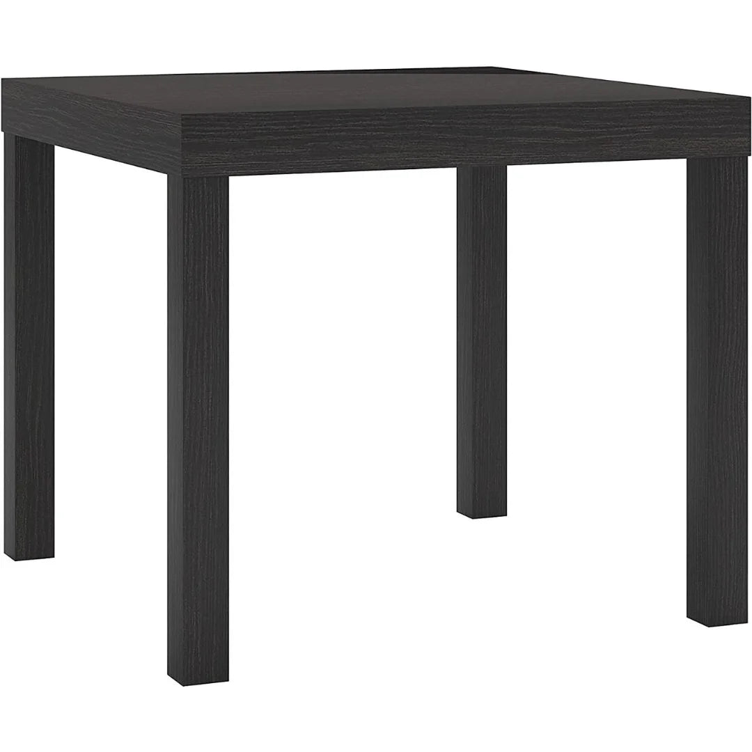 Modern Parsons End Table with Square Design