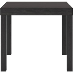 Modern Parsons End Table with Square Design