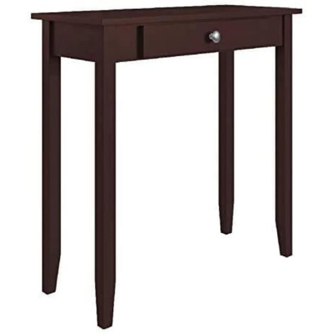 Modern Slim Console Table with Tapered Legs