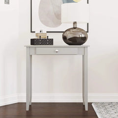 Modern Slim Console Table with Tapered Legs