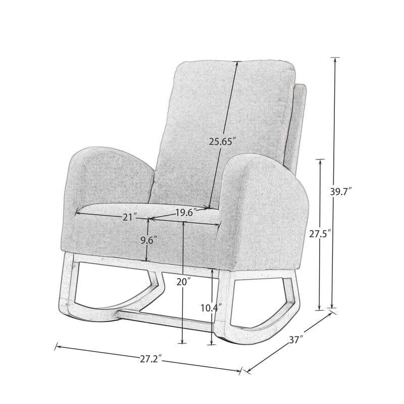 Fabric Rocking Chair