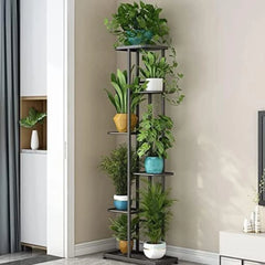 Modern 6-Tier Plant Stand with Vertical Display