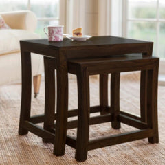 Modern Nested Side Tables Set with Clean Lines