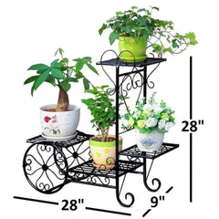 Victorian Carriage Plant Stand with Four Display Levels