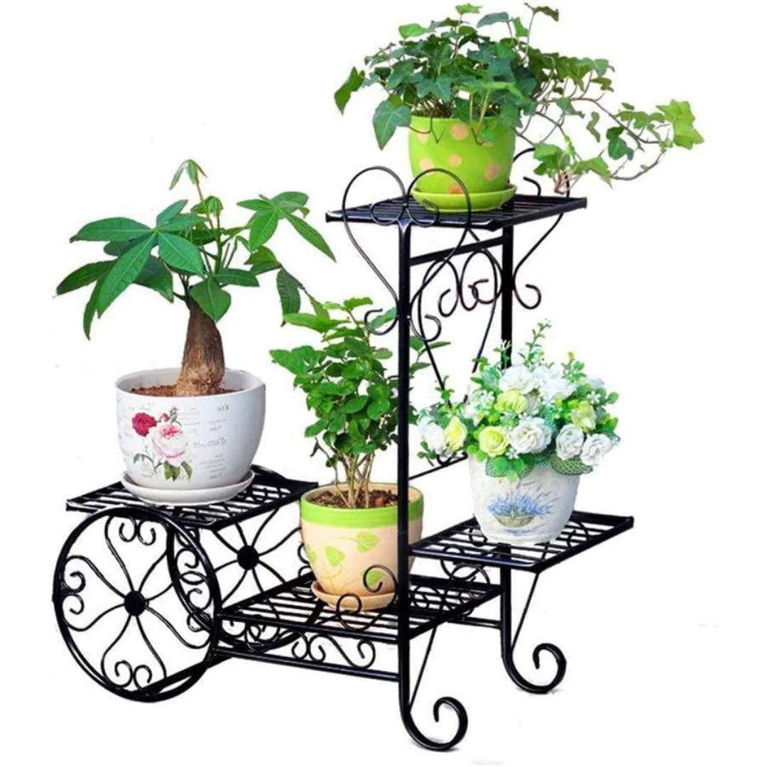 Victorian Carriage Plant Stand with Four Display Levels