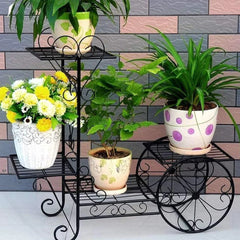 Victorian Carriage Plant Stand with Four Display Levels