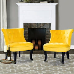 Grenier Wide Tufted Side Chair Set