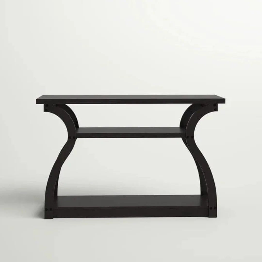 Art Deco Console Table with Curved Frame Design