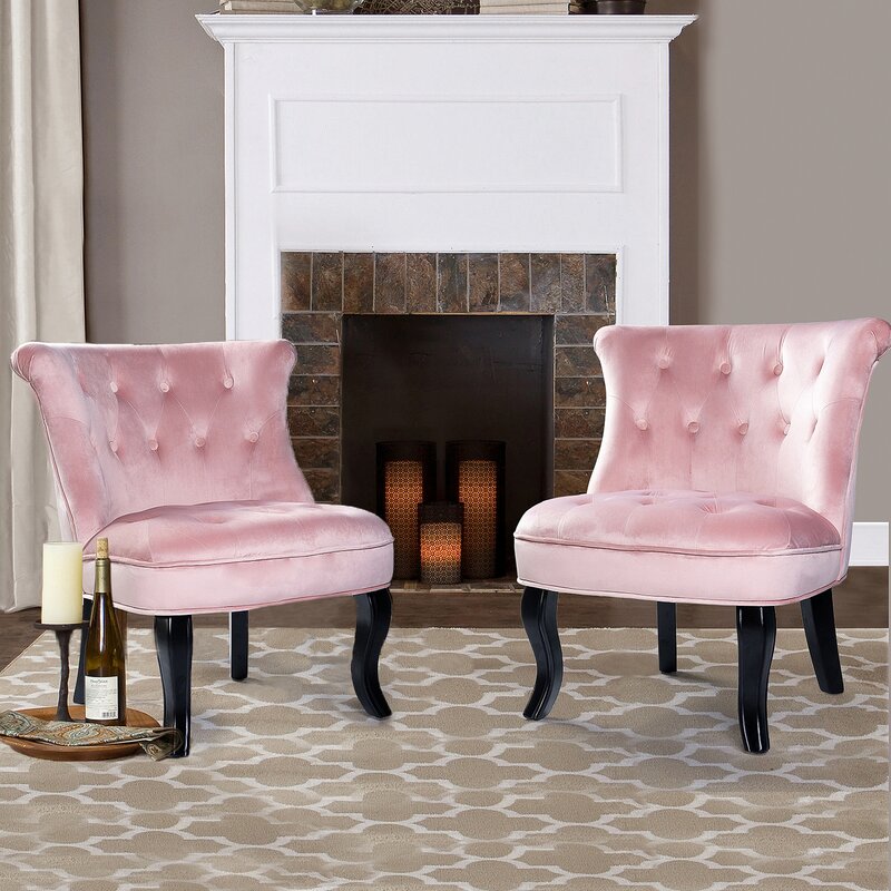 Grenier Wide Tufted Side Chair Set