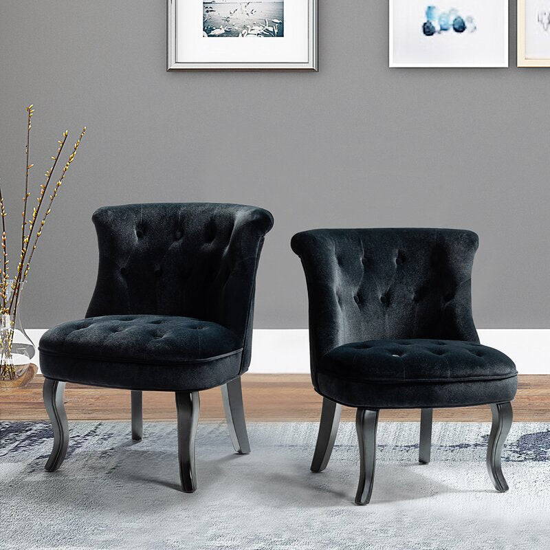 Grenier Wide Tufted Side Chair Set