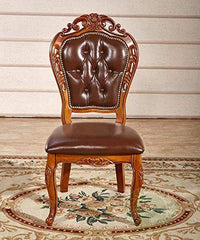 Hand-Carved Teak Wood Royal Look Chair