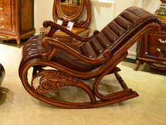 Sheesham Wood Antique Rocking Chair Classic Design