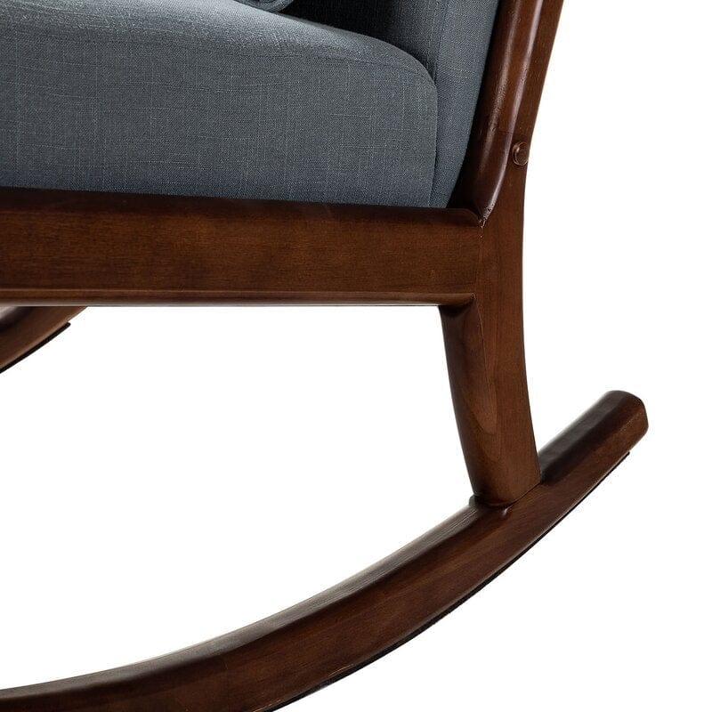 Boynton Rocking Chair – Modern Mid-Century Design with Soft Foam Cushion