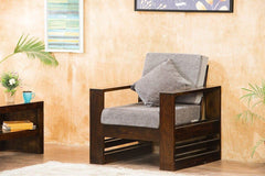 Solid Wood Bennett Sofa Set Stylish and Durable Living Room Furniture