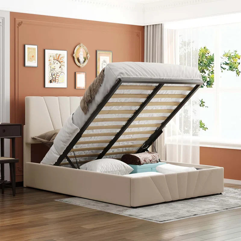 odern Platform Bed Frame with Storage – Stylish and Space-Saving Design